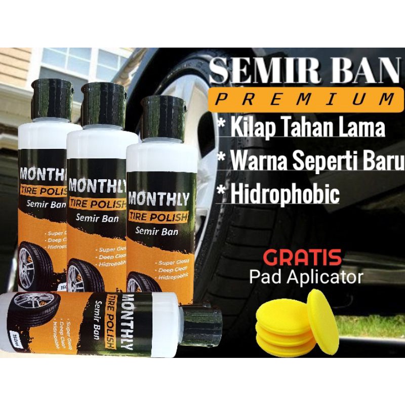Semir Ban Motor Mobil Penghitam Karet Plastik dasboard