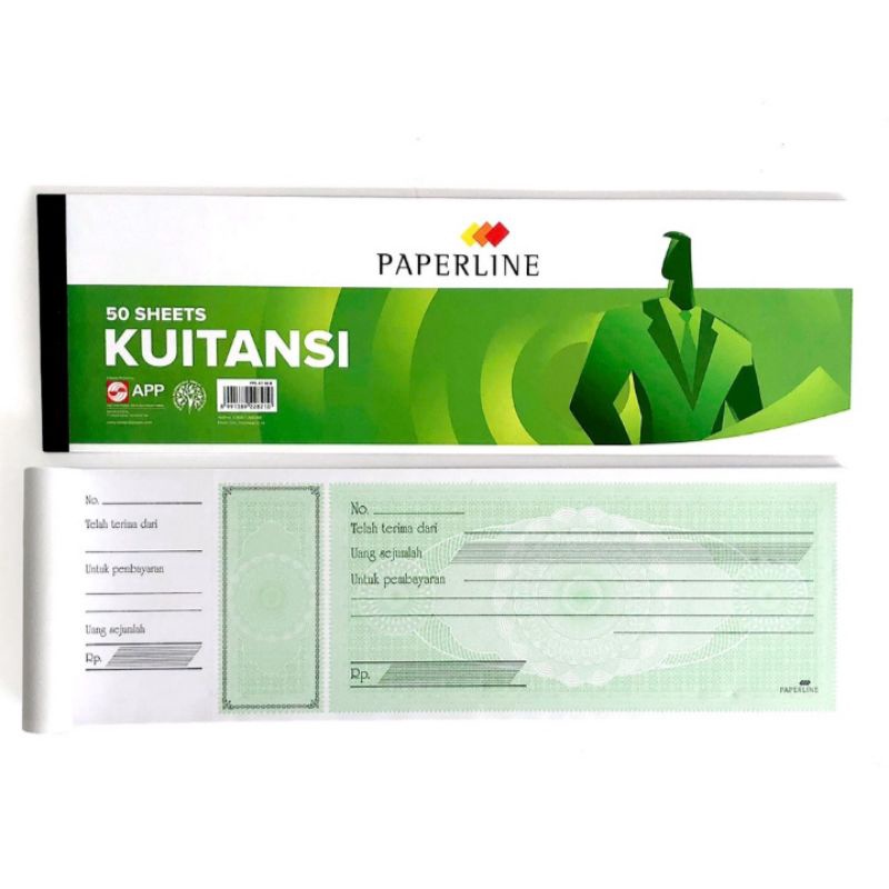 

Kwitansi Paperline Tanggung Isi 40 Lembar