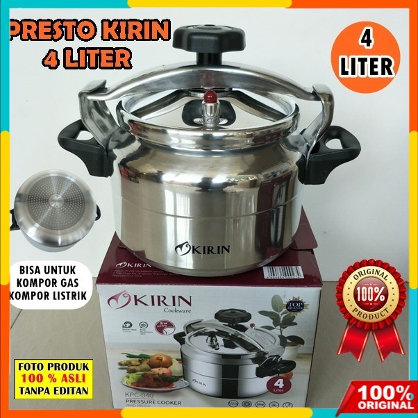 Presto Panci Presto Kirin Pressure Cooker 4 LiterKpc-040