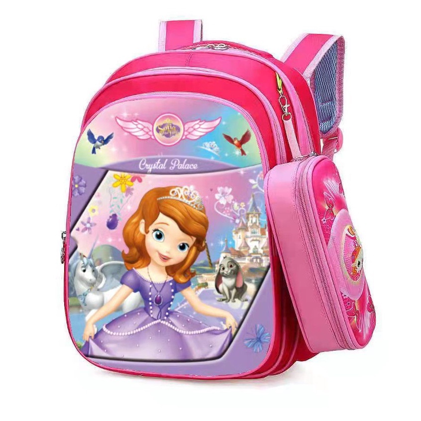 TERMURAH Tas Ransel Anak Sekolah SD Laki Laki &amp; Perempuan Timbul Ukuran Besar dan Luas IMPORT 00200-00205