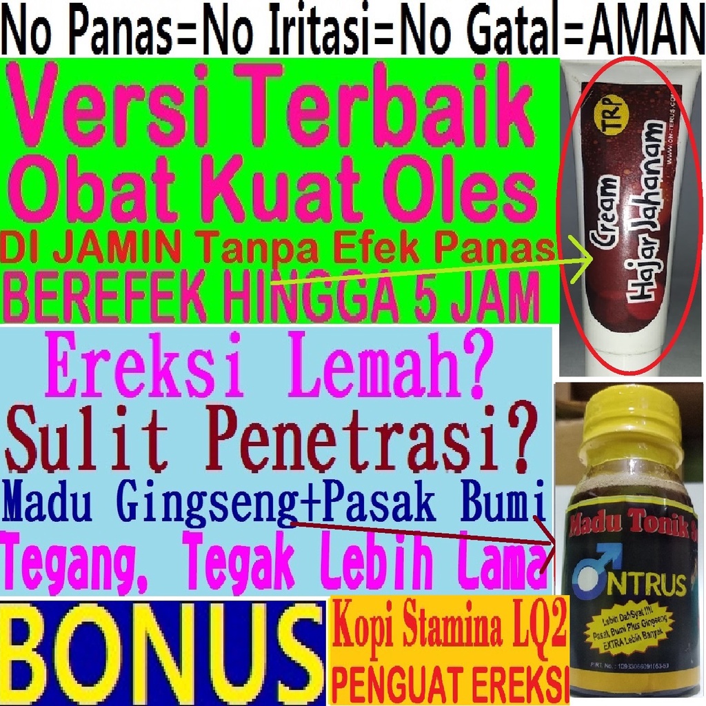 Agen Cream Hajar Jahanam TRP BOGOR Gratis Ongkir Bayar Di Tempat