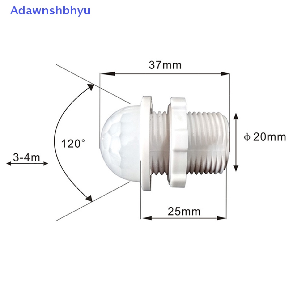 Adhyu New 110v 220v Saklar Lampu Sensor Detector Saklar Cerdas Infrared On Off ID