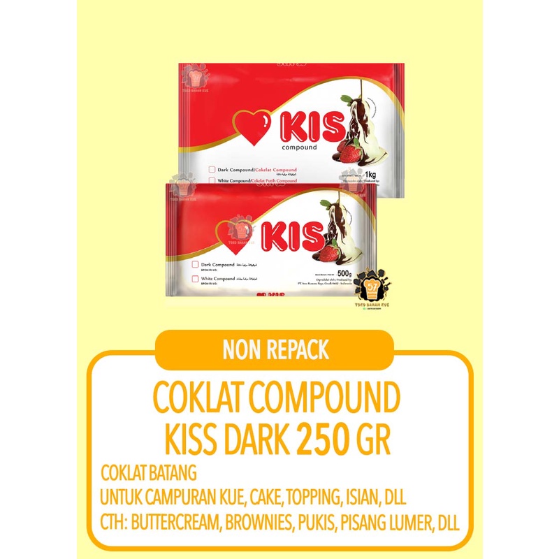 

COKLAT COMPOUND KIS DARK 250 GR