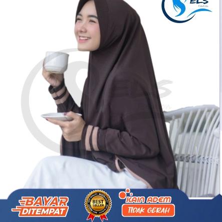 READY ✅JILBAB LENGAN SAKU DUA / HIJAB SYAR'I LENGAN TANGAN PANJANG /HIJAB LENGAN SAKU /BERGO LENGAN 