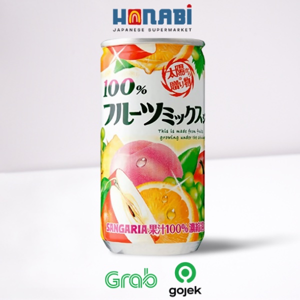 

Sangaria Fruits Mix Juice 190ml - Jus Buah Mix Made In Japan