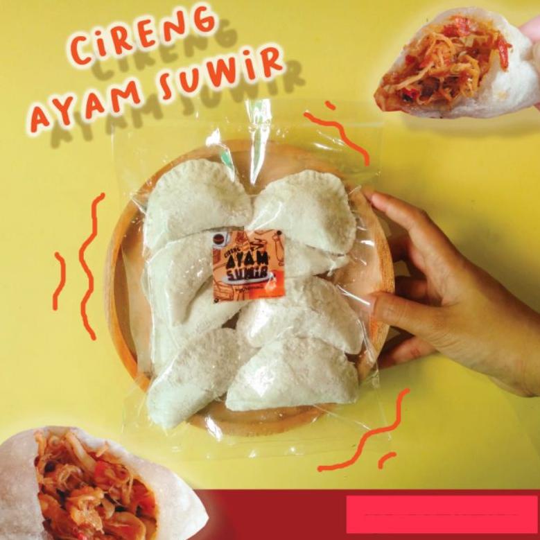 

PRODUK TREND PAKET RESELLER BYMOMIKU (5 pack) CIRENG ISI AYAM SUWIR PEDAS FROZEN/cireng ayam suwir halal ❁ 880