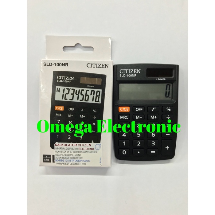 

BIG SALE ORIGINAL Citizen SLD-100NR - Kalkulator Kantong Mini Calculator Pocket