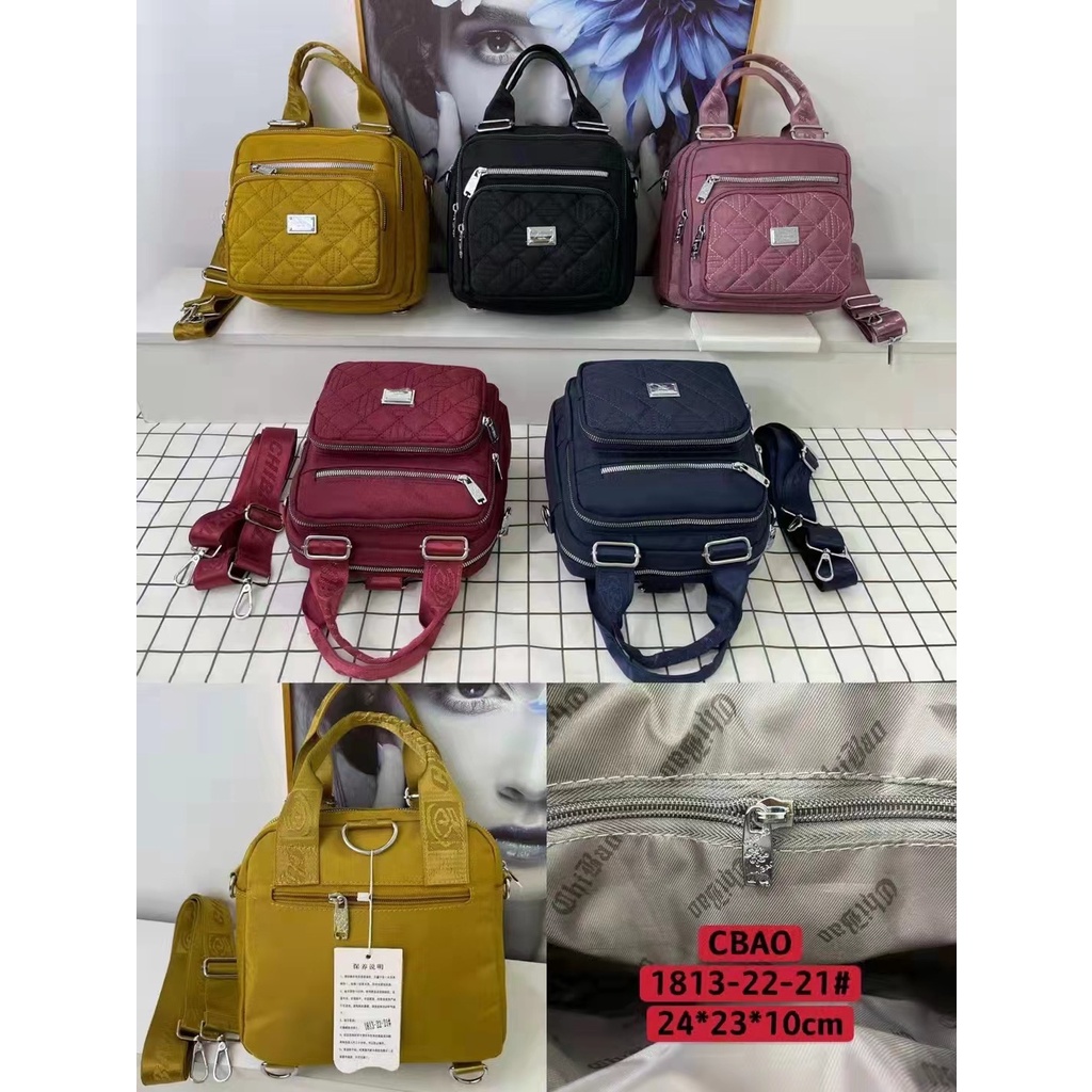 Tas Wanita Import Jinjing Selempang Ransel CHIBAO CB1813-22-21 1813-22-21 CB1813 1813 Bordir Jaring CB1056 - 13 CB0156 3 In 1 3in1
