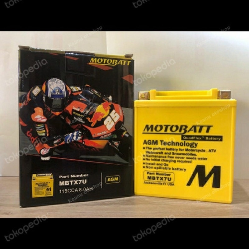 Aki motobat MBTX7U MF