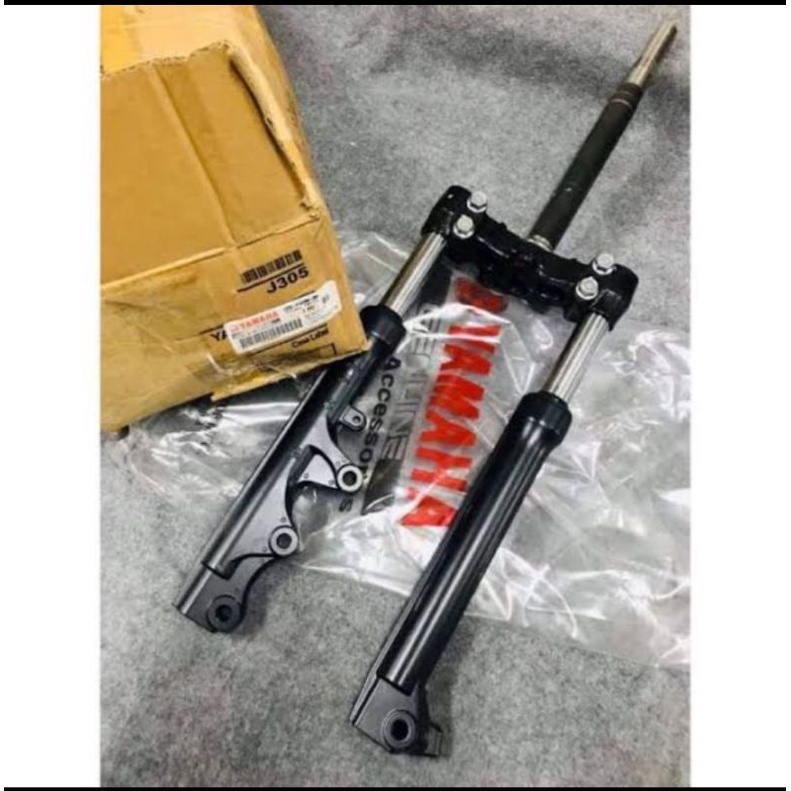FRONT FORK ASSY SEGITIGA SATU SET MIO GEAR 125 XRIDE 125 SOUL GT 125 ORIGINAL YAMAHA