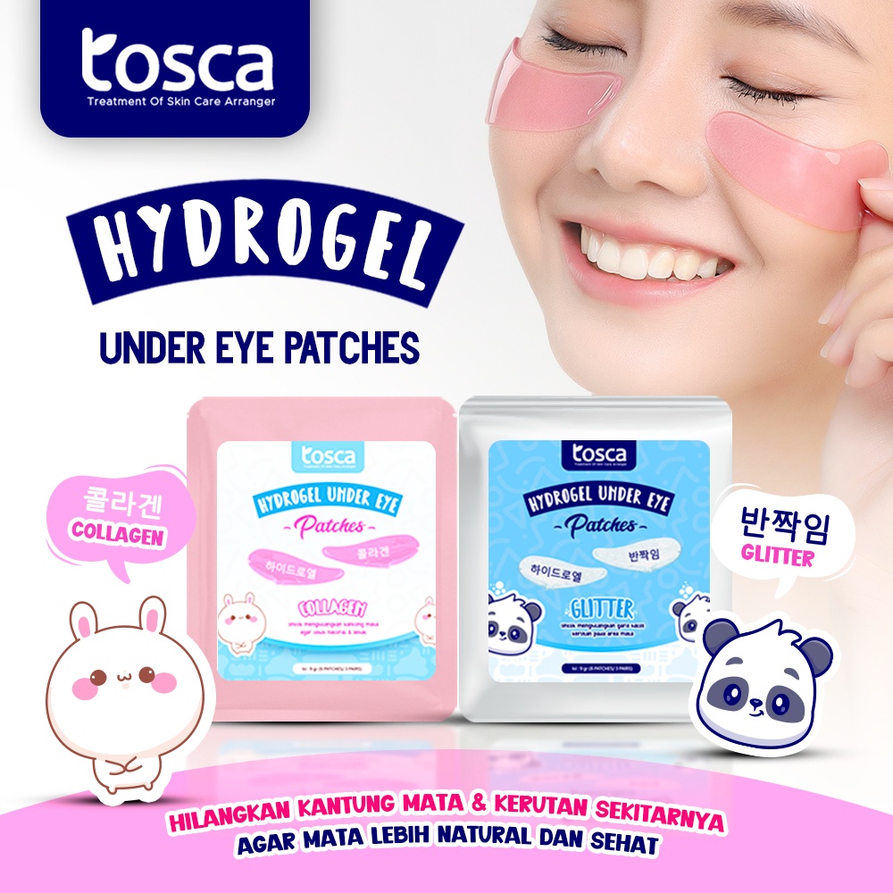 Masker Mata Tosca Hydrogel Under Eye Patches Eye Mask Masker Anti Mata Panda