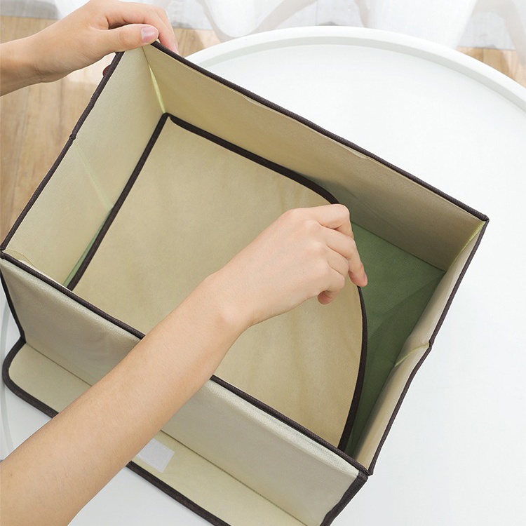HOVELSHOP Tempat Penyimpanan Mainan Baju Storage Box Organizer 2in1 Foldable Serbaguna Besar Kecil