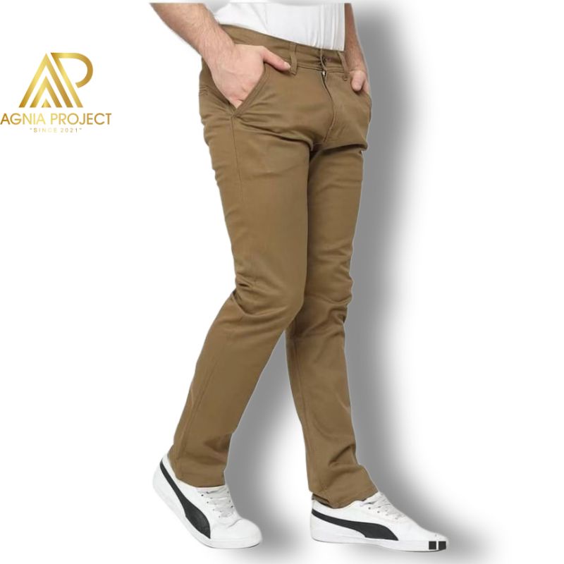 Celana Chino Panjang Pria Jumbo Slimfit Original 100℅ Tebal Clana Chinos Pria Dewasa