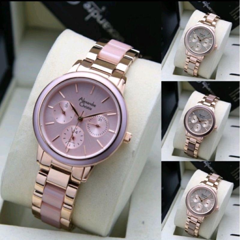 JAM TANGAN ALEXANDRE CHRISTIE AC2933 WANITA / AC 2933 RANTAI CERAMIX / 2933 ORI 2A15 2A50