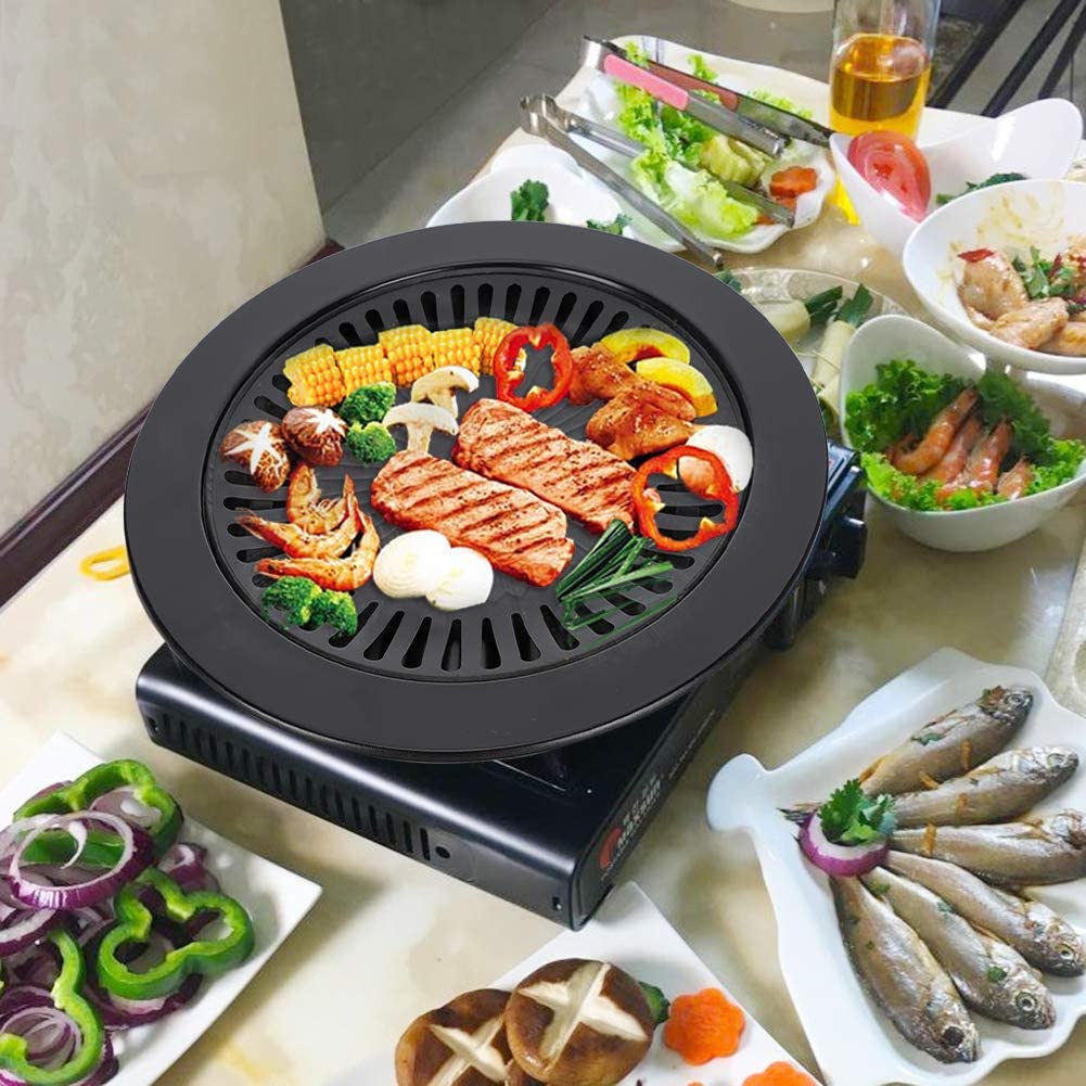 JAVASHOP Paket Kompor Portable  Plus Grill Pan Panggangan BBQ