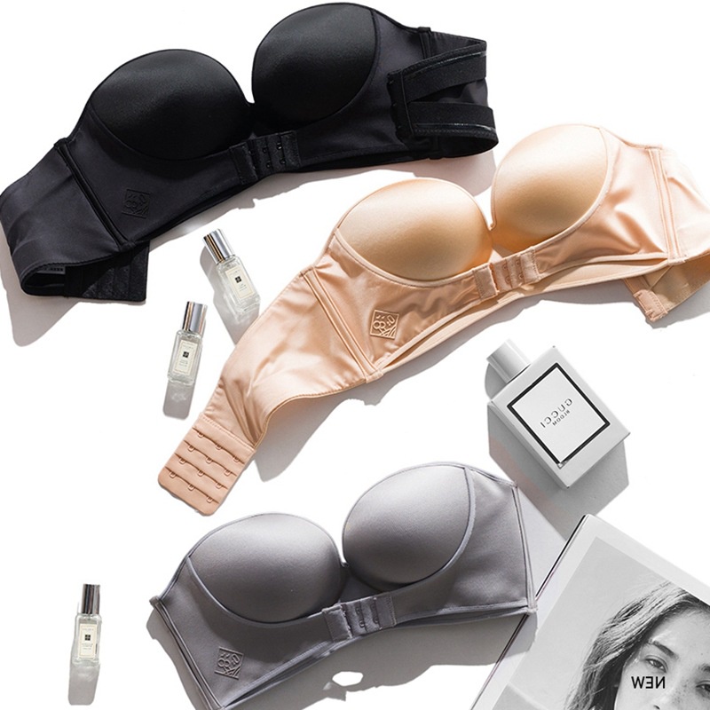 TOPGROSIR TG0705 Bra Wanita Import Dengan Model Tanpa Tali Strap Non-Slip Bergaya Sexy