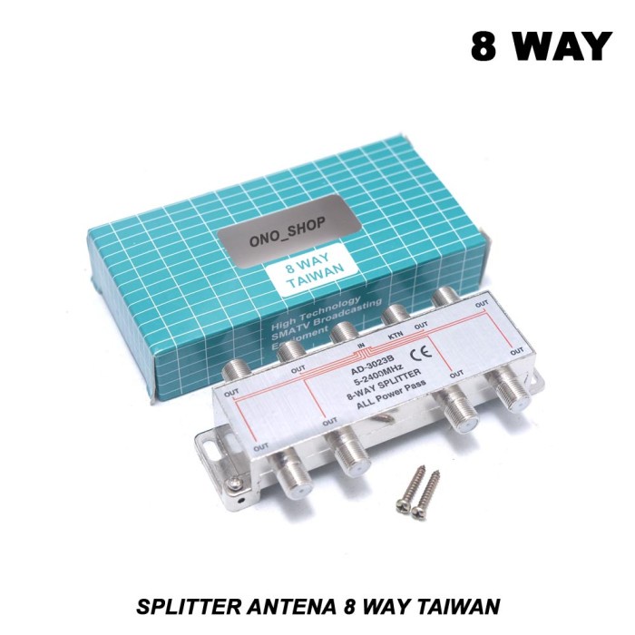 Ant Splitter Antena 8 Way Taiwan