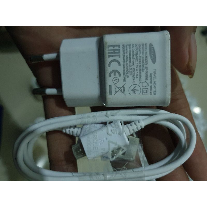 charger original bawaan hp samsung 1'55A (micro) A7 2018 A6+ A6 J7 pro J7 pro dll
