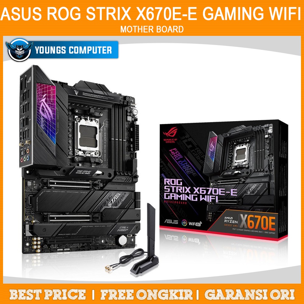 ASUS ROG STRIX X670E-E GAMING WIFI | Motherboard AMD X670 AM5 ATX DDR5