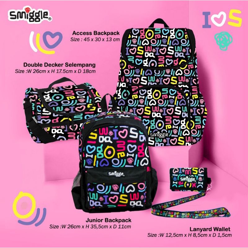 Tas smiggle/Tas ransel Smiggle/Smiggle backpack
