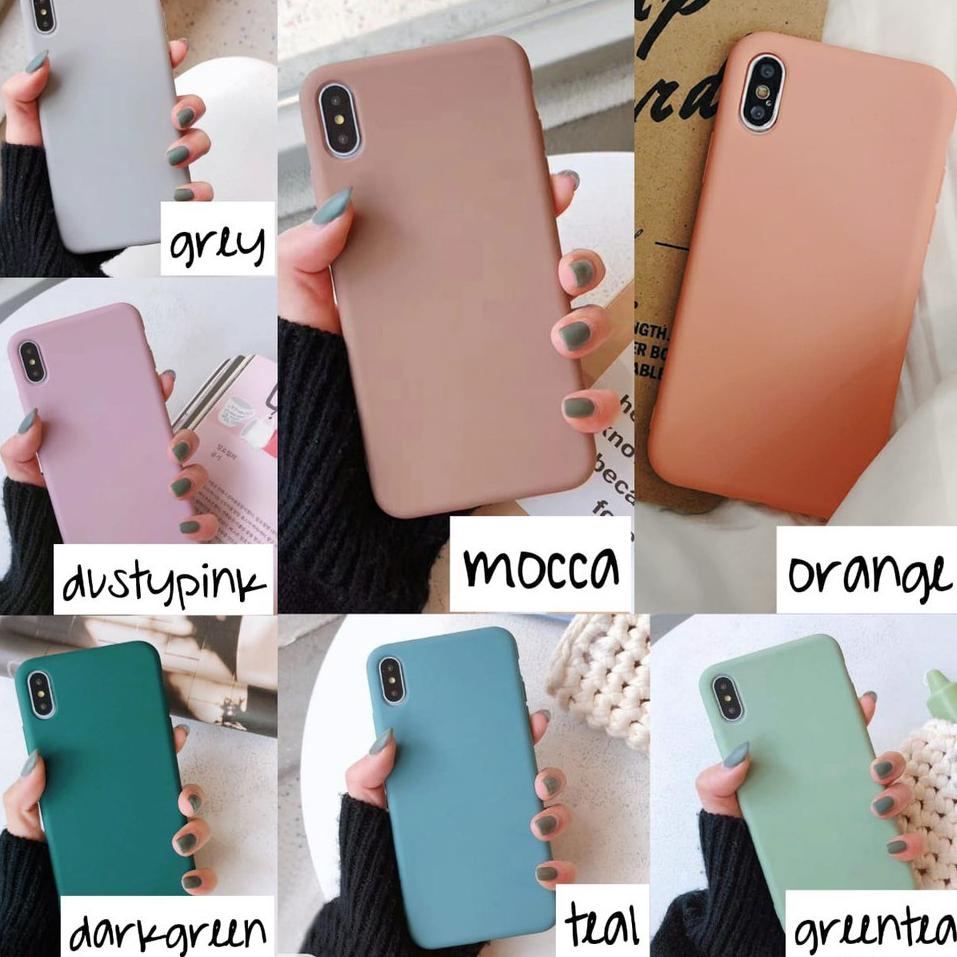 ⇨ softcase candy pastel polos case iphone 6 plus 7 plus 8 plus x xs xr xs max づ