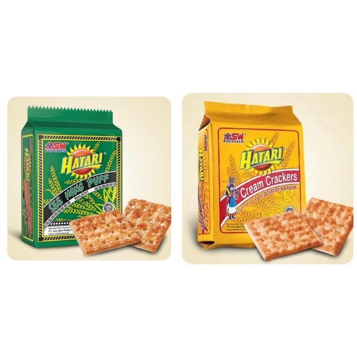 

Hatari malkis Cream Crakers dan see Hong puff (perpcs) Crakers enak dan murah