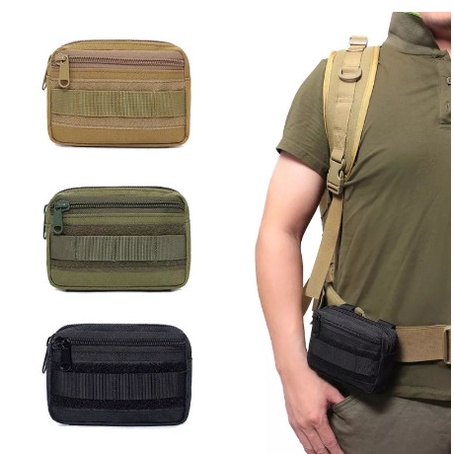 pouch serbaguna tas pinggang outdoor.tas kecil tactical