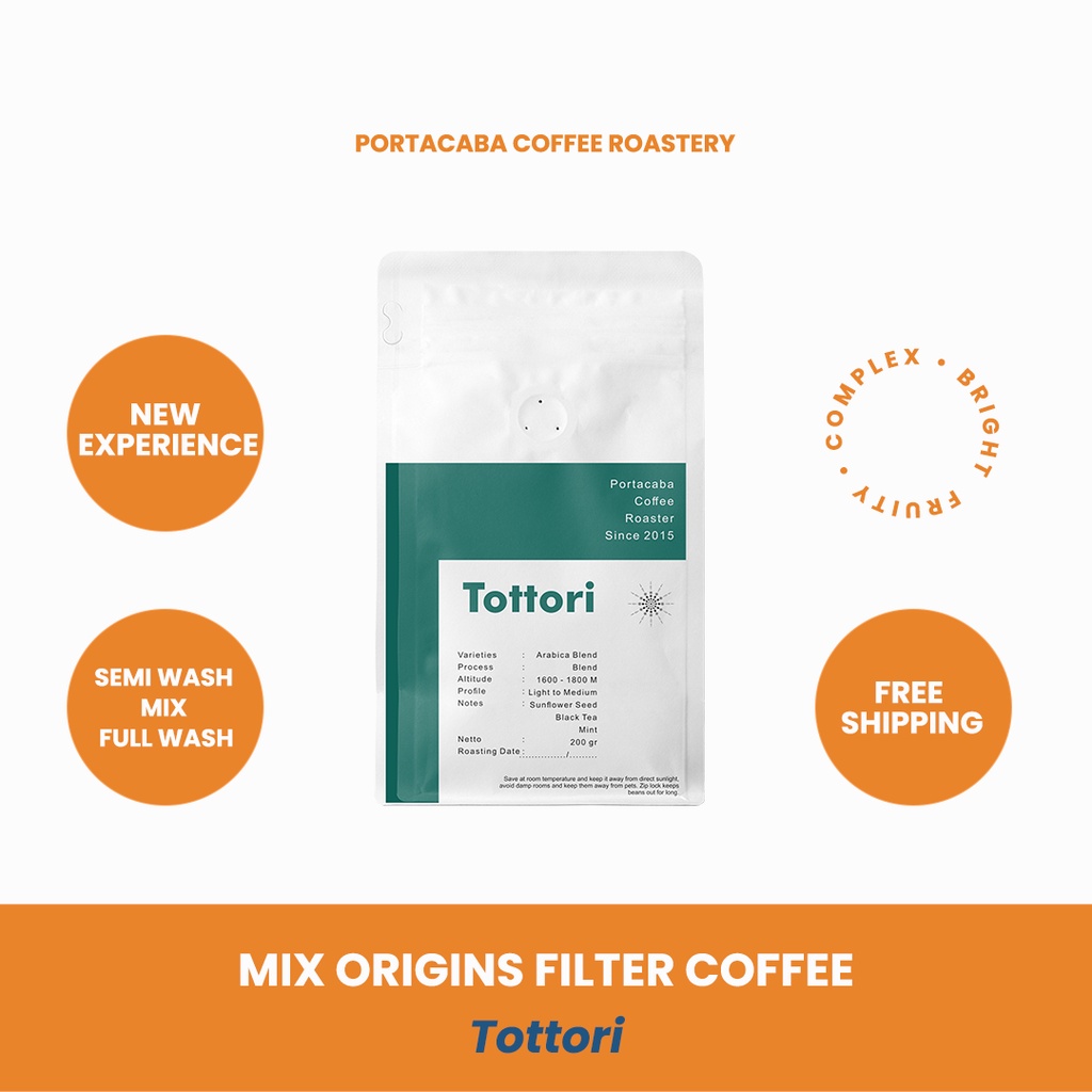 

Kopi Malabar Mix Laspada Arabika Portacaba Tottori 200gr