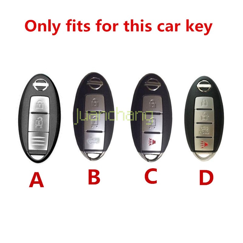 Tpu Car keyless Remote Key Full Cover Case Shell Cover Holder Cocok Untuk Nova Murano X-TRAIL Tiida Kicks Juke Terra Almera Teana Livina Slyphy X-Trail Navara Serena Frontier Aksesoris ReadyVStock