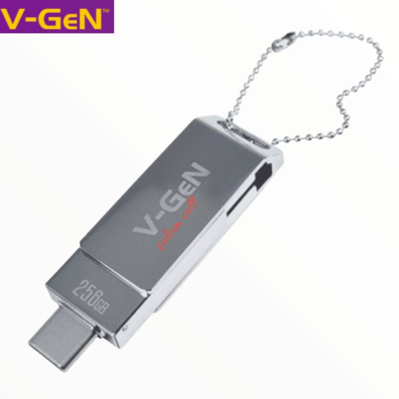 Otg Flashdisk 256GB Type-C V-gen Otg flashdrive 3.0 Original Vgen Garansi Resmi