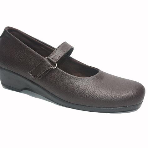 Ready Dr. Kevin Sepatu Pantofel Wanita Women Dress & Bussiness Formal Shoes 531-016 - Hitam & Mocca