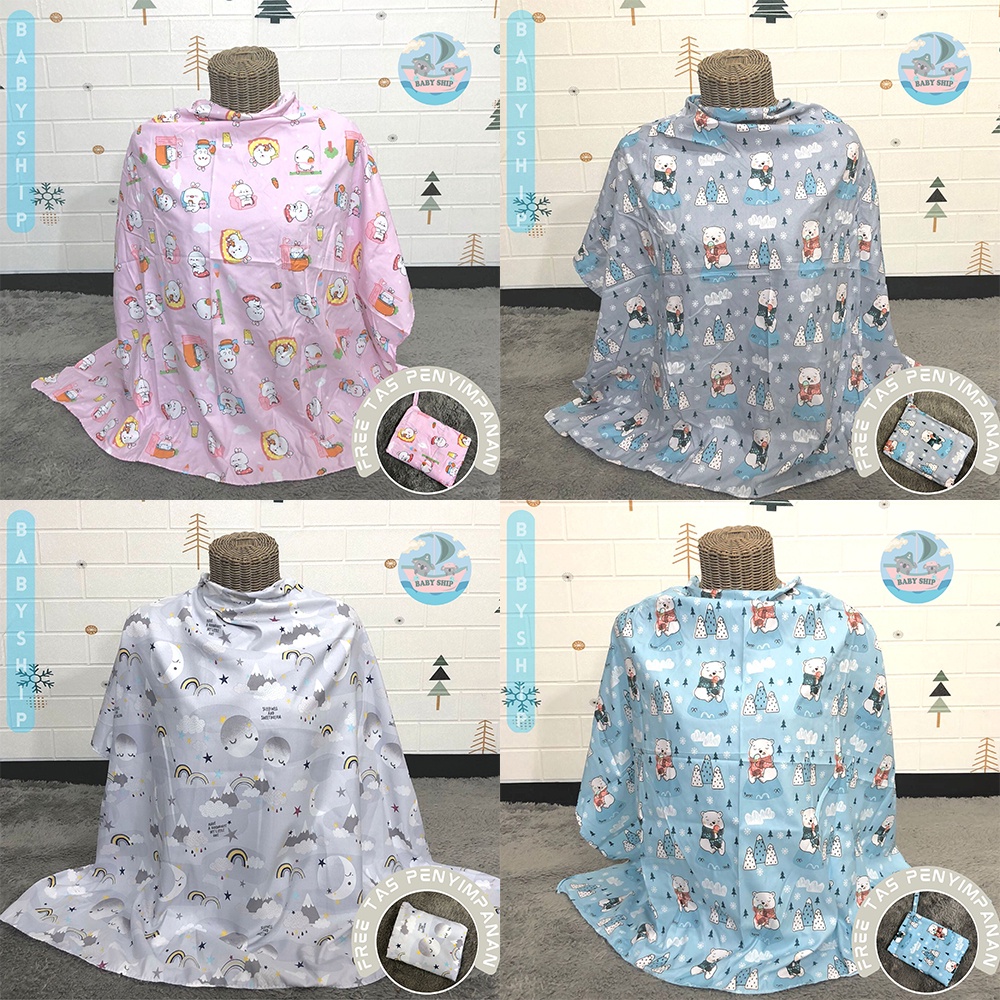 Apron Menyusui / Nursing Cover / Pelindung Ibu Menyusui