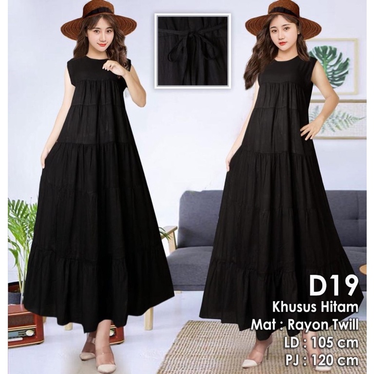 INER MIDI RAYON TWILL PREMIUM LD 105/MIDI DRESS RAYON TWILL PREMIUM