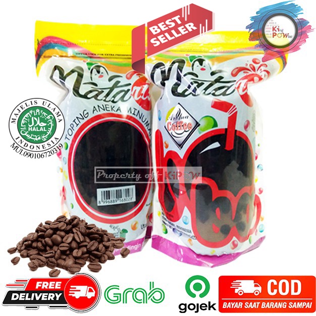 

Popping Boba Coffee 500gr - Popping Boba Lokal Halal - Kipow