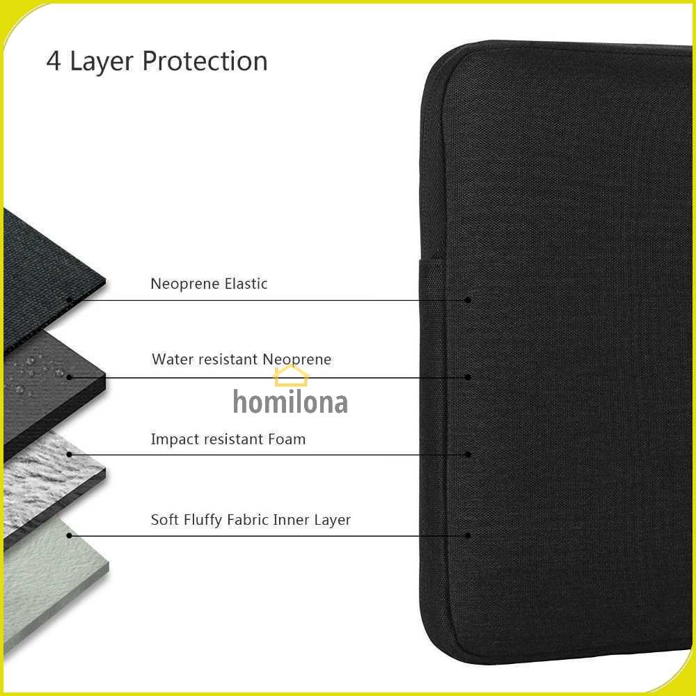 Rhodey Sleeve Case for Laptop 15.6 Inch - L123F - Black