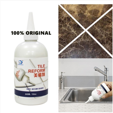 Krim Pengisi Celah Nat Keramik 150ml Anti Jamur/Lem Reparasi Perbaikan Dinding