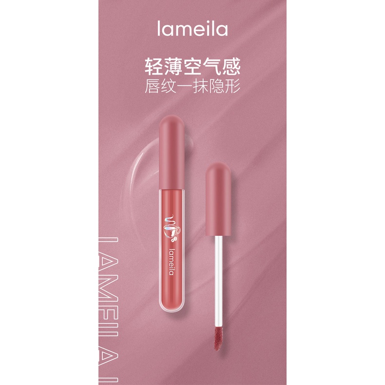 Lameila Liquid 1041 Silky Glass Lip Glos Waterproof &amp; Long Lasting