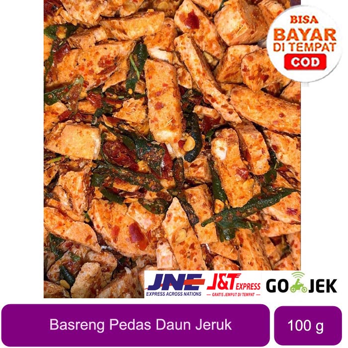 Basreng stik Bumbu Basah Daun jeruk/Basreng pedas 100 gram_Cerianti