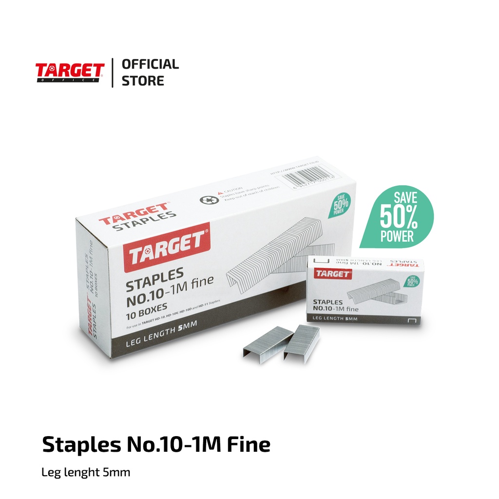 

Target - Staples NO 10 ISI 10