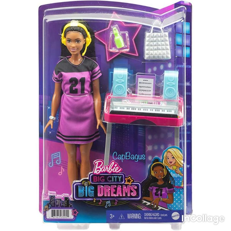 Boneka Barbie Musician Keyboard Music Doll Pemain Musik Aksesoris Boneka Asli Mattel