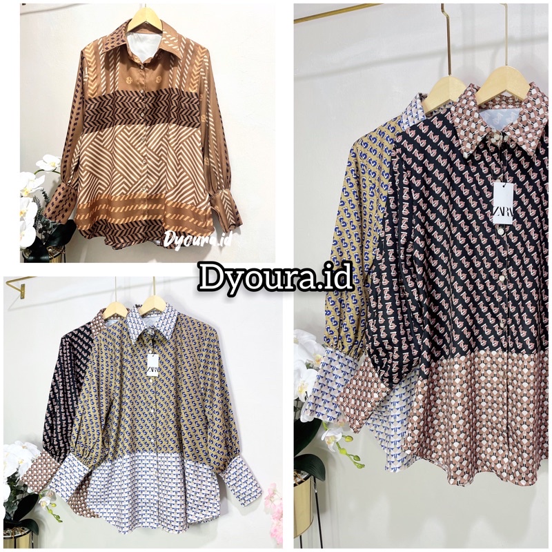 KEMEJA IMPORT/KEMEJA SHIREEN ZASKIA // KEMEJA WANITA // KEMEJA IMPORT BANGKOK // TUNIK BANGKOK // ATASAN KEMEJA WANITA // KEMEJA KERJA // Shireen Shirt ( kemeja import VIRAL )/ TUNIK BANGKOK SILK