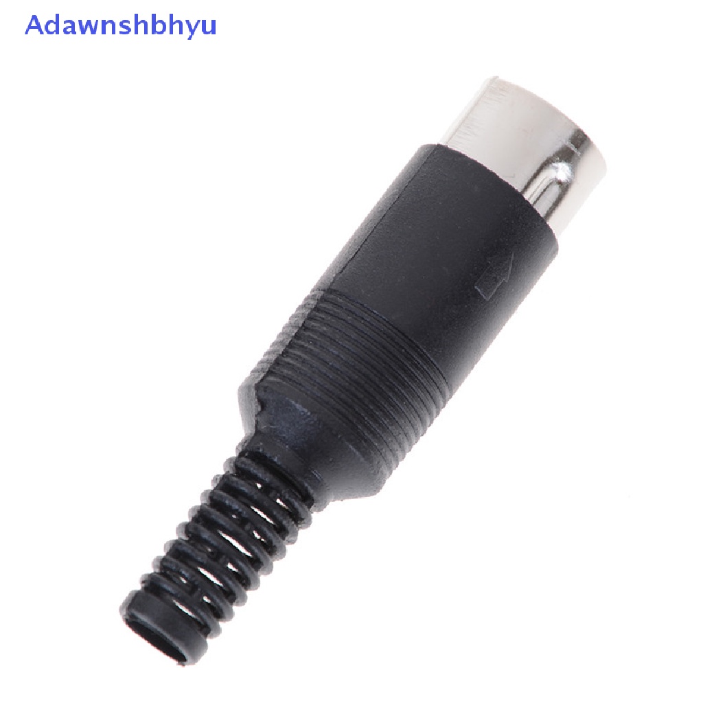 Adhyu 5pcs Konektor DIN male Plug 5pin Dengan Handle Plastik Adaptor Kabel ID