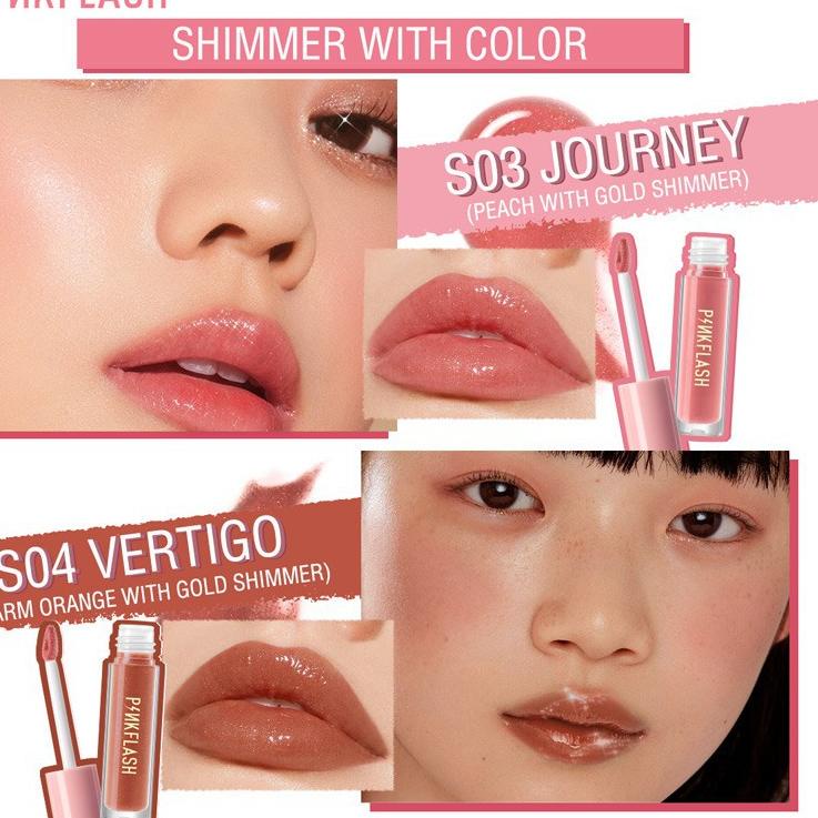 ▶ PinkFlash OhMyGloss Lip Gloss PinkFlash Lipgloss PinkFlash Lipstik Glossy PinkFlash Lipstick Gloss