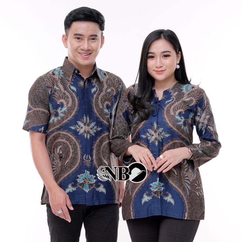 Batik Couple Modern Baju Batik Wanita Modern Atasan Batik Kerja Wanita M L XL XXL Seragam Batik Kantor Batik Alina