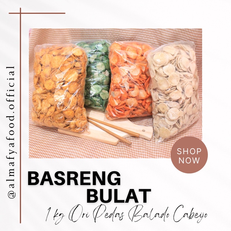 

Almafya Food - Basreng Bulat Baso Goreng 1 Kg Kiloan