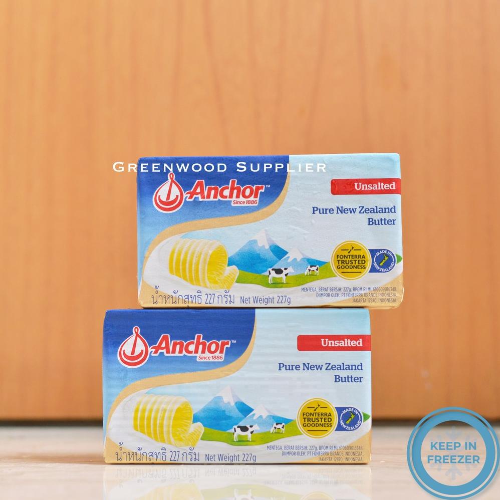 

[BAYAR DITEMPAT] Anchor Unsalted Butter 227 Gram