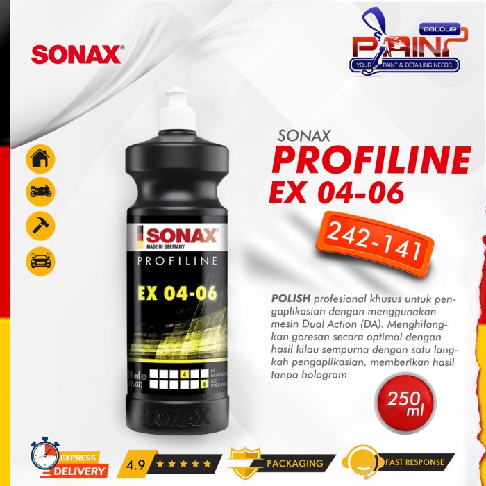 SONAX Profiline EX 04 06 250ml 242-141 Dual Action STEP 2 - Finishing