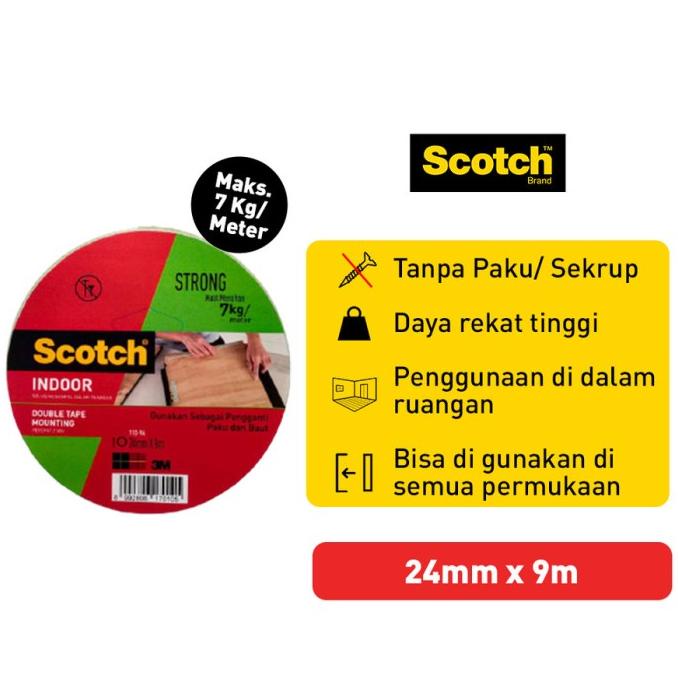 

3M Scotch Double Tape Mounting 110-9A 24MM x 9M