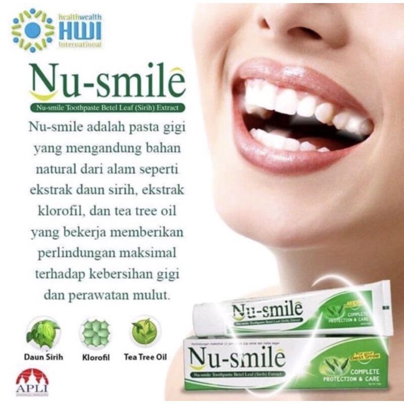 nu smile hwi original 100% / nu smile pasta gigi hwi ori / nu smile pasta gigi / nu smile hwi / past