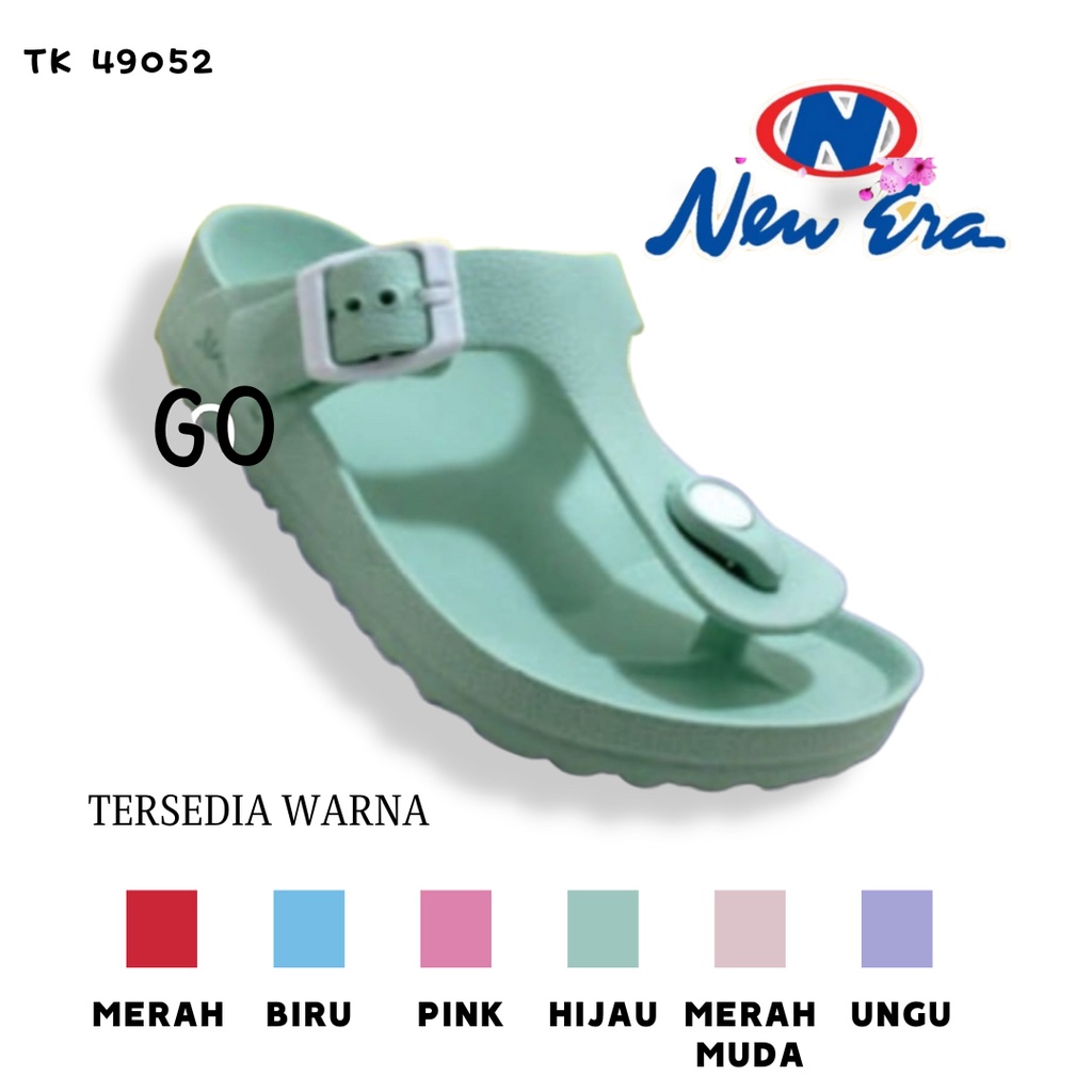 BB NEW ERA TK 49052 Sandal Japit VIRAL Wanita Sandal Wedgest MURAH Berkualitas